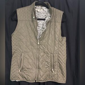 Miami Olive Green Quilted Vest